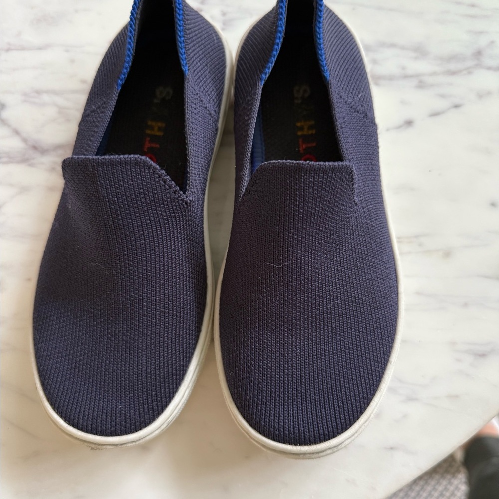 Rothy's Kids Shoes in Navy Blue